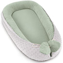 Baby Lounger - Infant Lounger Pillow for Newborn 0-24 Months, Soft, Breathable & Portable Baby Lounger Pillow for Boys & Girls, Cozy Baby Floor Seat for Home & Travel (Green) by TinyTreasures Baby Boutique