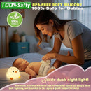 DREAMING MY DREAM Cute Duck Lamp,Do Do Duck Night Light,Silicone Squishy Nursery Bedside Lamp,USB Rechargeable Touch Table Lampfor Bedrooms, Living Room Decor Gift Toy by TinyTreasures Baby Boutique