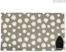 Encasa XO Ironing Mat/Pad (Large 48"x28") with 3mm Padding & Silicone Iron Rest for Steam Pressing on Tabletop or Bed - Heat Resistant, Portable, Quilting & Travel Blanket - Daisy Grey by CozyNest Decor