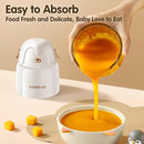 Baby Food Maker - Processor & Blender for Fresh Meals, Fruits, Veggies, Meat & Puree (White) by TinyTreasures Baby Boutique