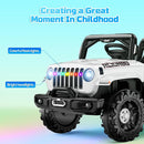 SEALIGHT 12V Kids Ride On Car Truck w/Parent Remote Control, Electric Car for Kids Children Ride On Toy Toddler with Double Doors/Safety Belt/LED Lights/Music Player/Bluetooth by TinyTreasures Baby Boutique