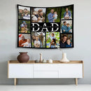 Custom Tapestry For Wall Bedroom Custom Backdrop Personalized Image Text Photo Customized Funny Tapestry Banners And Signs Dad's Day Horizontal Tapestrys by CozyNest Decor