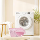 2 Pcs laundry bag with handles mesh laundry bags washing machine laundry totes travel storage and sorting bag for Clothes laundry bag for delicates(Pink2N) by TinyTreasures Baby Boutique