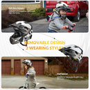 ROCKBROS Kids Bike Helmet Adjustable Detachable Full Face Bike Helmet for Children Bicycle, Skateboard, Scooter, Protective Gear by TinyTreasures Baby Boutique