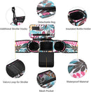 Momcozy Universal Stroller Organizer, 2 Insulated Cup Holders, Removable Zip Pocket, Adjustable Straps, Large Capacity Baby Essentials Compact Design, Fits Any Stroller (Multicolor) by TinyTreasures Baby Boutique