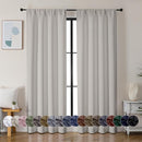 Simplebrand Ava Natural Blackout Curtains for Bedroom, 72 Inch Length, 2 Panels Set, Privacy Thermal Insulated Rod Pocket Window Curtains for Patio, French Door, W40 x L72 Inch by TinyTreasures Baby Boutique