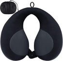 INFANZIA Kids Chin Supporting Travel Neck Pillow, Helps Support Head and Neck, Comfortably Designed for Head, Neck, and Chin Support - Ideal for Toddlers and Children,Black by TinyTreasures Baby Boutique