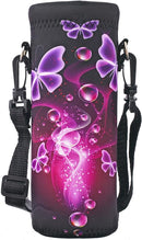 AUPET Water Bottle Bag Carrier,24oz/32oz Insulated Neoprene bottle Sling Holder Case Pouch Cover for 1000ML/750ML Bottles with Shoulder Strap for walking by TinyTreasures Baby Boutique