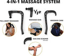 Talon Percussion Massage Gun + Massage Cane + Gun Holder System - Deep Tissue Muscle Massager with Arm Attachment for Whole Body Pain Relief, Upper and Lower Back, Neck & Shoulder Relaxer by CozyNest Decor