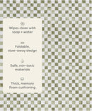 Foldable Baby Tumbling Mat – Foldable Kids Play Mat | Durable, Stylish, and Cushioned Design by TinyTreasures Baby Boutique