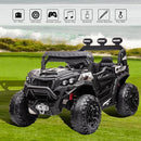 4x4 Kids Ride On Car with Remote Control, 24V Battery Powered Ride On Truck 4WD/2WD Switchable Electric Car for Kids Ride On UTV for Boys with Car Key LED Lights Music, Black… by TinyTreasures Baby Boutique