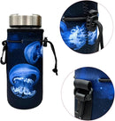 Neoprene Bottle Sleeve, Portable Insulator Cover for 18-20 Oz Water Bottle (Jellyfish) by TinyTreasures Baby Boutique