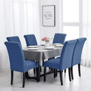 Joccun Chair Covers for Dining Room Set of 6, Dining Chair Slipcovers Stretch Dining Room Chair Covers Seat Protector,Washable Parsons Chair Cover for Home,Banquet(Riverside,6 Pack) by CozyNest Decor