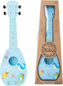 YOLOPARK 17" Kids Toy Guitar for Girls Boys, Mini Toddler Ukulele Guitar with 4 Strings Keep Tones Can Play for 3, 4, 5, 6, 7 Year Old Kids Musical Instruments Educational Toys for Beginner (Blue) by TinyTreasures Baby Boutique