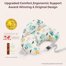Momcozy Pioneering Safety Fence Nursing Pillow for Breastfeeding- Wider Feeding Pillows for More Support for Mom & Baby- Easier Nursing & Hand Free- Fit for All, Removable Cotton Cover by TinyTreasures Baby Boutique
