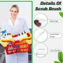 Yinkin 24 Pcs Kitchen Scrub Brush Bulk Sink Bathroom Edge Corner Cleaning Brush Right Angle Mini for Grout Household Dishwasher Tile Lines Window Track Deep Cleaning with Stiff Bristles by CozyNest Decor