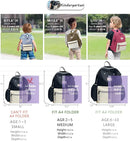 Toddler Backpack for Boys 2-5: Preschool Kindergarten 13" Daycare Backpacks Fit A4 Folder by TinyTreasures Baby Boutique