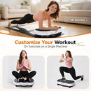 Vibration Plate Exercise Machine - 300 lbs Weight Capacity, 120 Speed Levels, 9 Workout Modes for Home Fitness, Muscle Toning & Weight Loss by CozyNest Decor