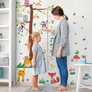3D Cartoon Animal Height Growth Chart for Kids Wall Stickers Removable DIY Trees and Leaves Wall Stickers Vinyl Flowers Plants and Mushrooms Wall Art Decor for Nursery Kids Bedroom Living Room by TinyTreasures Baby Boutique