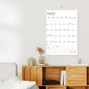 SUNEE Wall Calendar 2025-2026 Large 22.75"x15.5", 21 Month Calendar from October 2025 to June 2027, Vertical Extra Large Monthly Calendar 2026 for Wall, White by TinyTreasures Baby Boutique