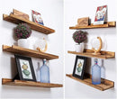 AZSKY Floating Shelves Set of 3, Picture Ledge Shelf, 24 Inches Long Large Nursery Book Shelves for Toys Storage, Kids Bookshelf Wall Mounted for Living Room Bedroom Decor Books Photo Frames by CozyNest Decor