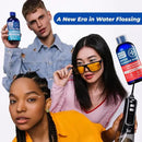 Concentrated Water flosser Rinse & mouthwash Teeth WHITENING | Add to Water Flossers| Fruit Flavor | 1 Pack = 16.9 fl.oz | Peroxide Free. Made in USA by CozyNest Decor