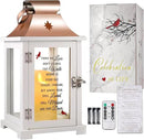 Memorial Lantern, Sympathy Gifts for Loss of Mom/Dad/Loved One, Bereavement Gifts, in Memory of Loved One Lantern,Celebration of Life, Memorial Gifts, Funeral Lantern,Those WE Love Don't GO Away by CozyNest Decor