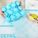 3 Pcs Baby Food Storage Container 12 Cup Silicone Baby Food Freezer Tray with Lid Stackable Reusable Silicone Baby Food Freezer Storage Tray for Food Vegetable Fruit Puree and Breast Milk (Blue) by TinyTreasures Baby Boutique