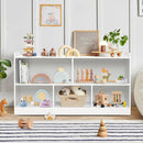 Montessori Shelf, Wooden Toy Storage Organizer for Books Toys, 2 Shelf Bookcase, 5-Section Storage Cabinet, Toddler Book Shelf for Kids Rooms, Playroom, Nursery, Kindergarten by CozyNest Decor