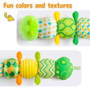 Sumobaby Infant Baby Musical Multi-Sensory Caterpillar, Stuffed Animal Activity Soft Toys, for Tummy Time Newborn 0-3-6-12 Months Boy and Girls,Green by TinyTreasures Baby Boutique