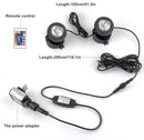 RGB Pond Lights with Timer, LED Underwater Submersible Colorful Landscape Spotlights, 98ft Remote Control IP68 Waterproof Fountain Lights for Fish Aquarium Tank Garden Yard Pool (Set of 2) by GreenHaven Gardens