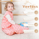 Yoofoss Baby Sleep Sack 6-12 Months Baby Wearable Blanket 100% Organic Cotton 2-Way Zipper TOG 0.5 Toddler Sleeping Sack, Lightweight Sleep Sacks for Babies by TinyTreasures Baby Boutique