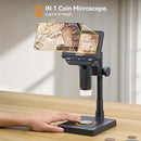 Elikliv EDM4C Coin Microscope with Scale：4.3" Digital Microscope with Adjustable LED, Error Coin Magnifier with Screen & Weighing Scope for Collectors, Jewelers, Students, Windows/Mac Compatible by TinyTreasures Baby Boutique