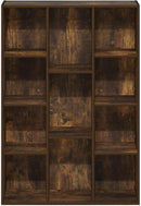 Furinno Luder 11-Cube Open Shelf Bookcase, Bookshelf, Amber Pine by TinyTreasures Baby Boutique