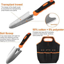 Gardening Tool Set, CHRYZTAL Stainless Steel Heavy Duty Gardening Tool Set, with Non-Slip Rubber Grip, Storage Tote Bag, Outdoor Hand Tools, Ideal Gardening Gifts for Women by GreenHaven Gardens