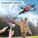 4DRC V31 RC Plane with Camera, Foam Remote Control Drones with Camera for Kids Adults 8-12 12-16, Remote Control Airplane Fighter Jet with Light, 360° Flip Fighter Jet Toy by TinyTreasures Baby Boutique