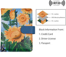 Melsbrinna Rfid Passport Holder for Travel women/Men, Cute Passport Wallet Rfid Blocking Card Slots, Rfid Passport Cover/CaseTravel Wallet, Passport Book Holder (1, Blue2) by TinyTreasures Baby Boutique