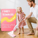 Pink Mini Spray Mop for Toddler-Girls Montessori Cleaning Toy That Real Spray Water,Pretend Playhouse Essentials for Girls Ages 3-8,Toddler Educational Housekeeping Set by TinyTreasures Baby Boutique