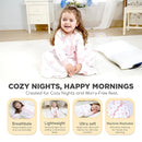 Mama Cheetah Baby Sleep Sack with Sleeves, 0.5 TOG Organic Cotton Wearable Blanket and Two-Way Zipper, Swaddle Transition Long Sleeve Sleeping Bag for Newborn Infant Toddler, 6-12 Months by TinyTreasures Baby Boutique