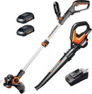 Worx 20V Trimmer and Blower Power Share Combo Kit - WG916 (Battery & Charger Included) by GreenHaven Gardens