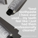 Davids Whitening Charcoal Travel Toothpaste, Antiplaque, Fluoride Free, Peppermint, 1.75 OZ, TSA Approved Travel Size (3 Pack) by CozyNest Decor