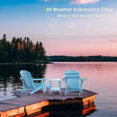 GREENVINES Adirondack-Ottoman | HDPE Plastic | Outdoor Footrest | All Weather | Foot Rest | Foot Stool | Arctic | for Adirondack Chair | for Patio Backyard Pool by CozyNest Decor
