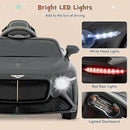 Costzon Ride on Car, 12V Licensed Bentley Bacalar Battery Powered Kids' Electric Vehicles w/Remote Control, Scissor Doors, Wireless Connection, Lights/Sound Effects, Kids Car Toys for Toddlers(Black) by TinyTreasures Baby Boutique