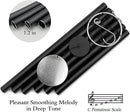 ASTARIN Outdoor Deep Tone,45Inch Sympathy Wind Chimes for Outside with 6 Tubes Tuned Relaxing Melody,Memorial Wind Chimes Large for Mom,Garden Decor,Black by CozyNest Decor