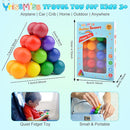 2PCS Sensory Fidget Toys for Adults Kids Teens, Easter Basket Egg Stuffers for Toddlers Boys Girls,Easter Present for Kids,Stress Balls ADHD Tools Autism Toys ,Travel Toys for Ages 5-7 8-13(I) by TinyTreasures Baby Boutique