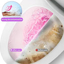 Toilet Bowl Cleaner-Cute Dinosaur-Shaped Toilet Bowl Cleaner Bottle Automatic Bathroom Toilet Tank Cleaner Easy-To-Use Septic Safe Toilet Cleaner in Bottle with Peach Scent (1, pink) by CozyNest Decor