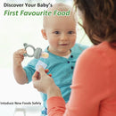 Silicone Baby Fruit Food Feeder & Mini Freezer Nibble Tray, Breastmilk Popsicle Molds for Baby Teething Relief, BPA Free Silicone Teething Toys Feeder for Safe Infant Self Feeding, Extra Food Pouches by TinyTreasures Baby Boutique