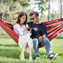 Durable Hammocks 660 Lbs Capacity, Camping Essentials Hiking Gear Accessories Max 2 X Tree Straps & Carabiners & Duckbilled Buckle & Thicker Rope & Portable Carrying Bag Included (red) by GreenHaven Gardens