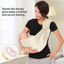 CUBY Water Baby Sling Carrier Lightweight Breathable Mesh Baby Ring Slings, Adjustable Quick-Drying Ring Sling Baby Carrier for Newborn Kids Toddlers Summer Swimming Pool Beach (Apricot) by TinyTreasures Baby Boutique
