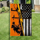 American Flag-American Lineman Flag ANL265F, Garden Flag (11.5" x 17.5")-USA Flags Premium Polyester-Decorative Indoor Outdoor Flag by GreenHaven Gardens